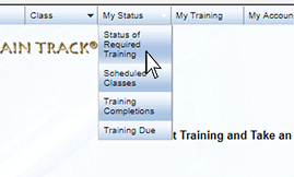 Status of Required Training